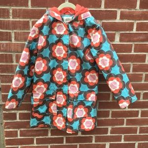 Mini Boden 🌸 Rain coat 11-12